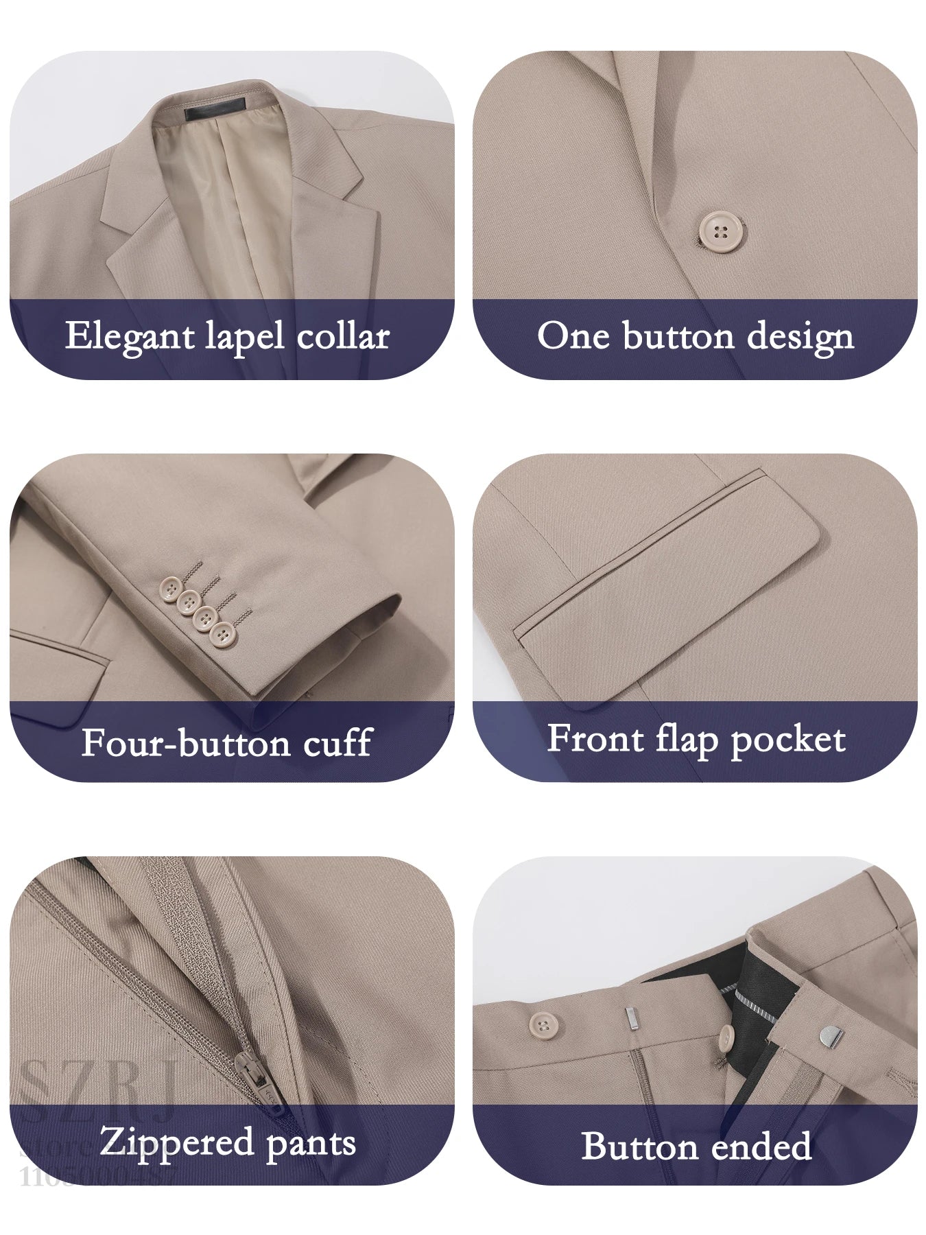 Four Piece Suit Set